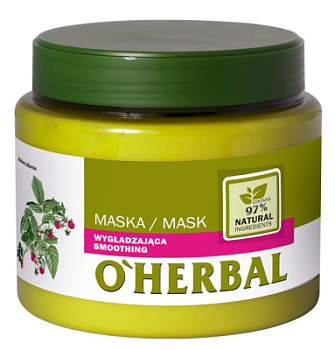 Розгладжуюча маска для волосся O’Herbal 500 мл