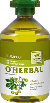 Шампунь O'Herbal для кучерявого і неслухняного волосся 500 мл