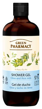 Гель для душу Green Pharmacy Оливка та рисове молочко 500 мл