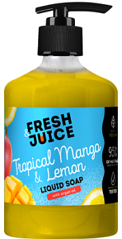 Рідке мило Fresh Juice Tropical Mango & Lemon 460 мл Рідке мило Fresh Juice Tropical Mango & Lemon 460 мл