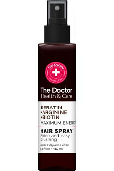 Спрей для волосся The Doctor Health&Care Keratin + Arginine + Biotin Максимум енергії 150 мл Спрей для волосся The Doctor Health&Care Keratin + Arginine + Biotin Максимум енергії 150 мл