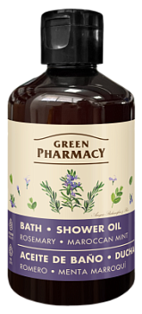 Олія для ванни та душу Green Pharmacy Розмарин і мароканська м'ята 250 мл
