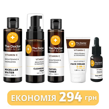 Набір для обличчя The Doctor Health & Care Vitamin C