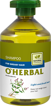 Шампунь O'Herbal для жирного волосся 500 мл 