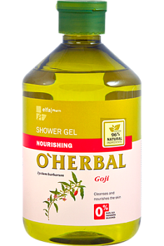 Живильний гель O'Herbal для душу з екстрактом годжі 500 мл