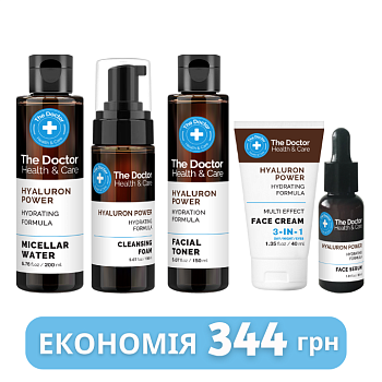 Набір для обличчя зволожуючий The Doctor Health & Care Hyaluron power