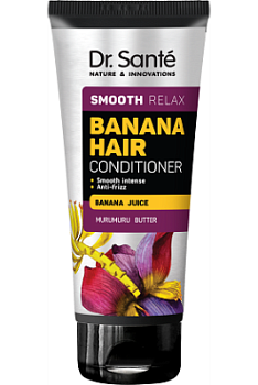 Бальзам для волосся Dr.Sante Banana Hair Інтенсивна гладкість 200 мл