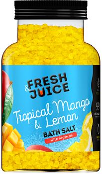 Сіль для ванн Fresh Juice Tropical Mango & Lemon 700 г