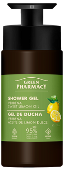 Гель для душу Green Pharmacy Вербена та олія солодкого лимону 739 мл 