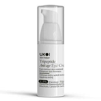 Крем під очі UKOI Tripeptide Anti-Age з трипептидами антивіковий 30 мл