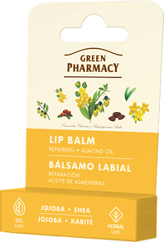 Бальзам для губ Green Pharmacy жожоба та масло ши 3,6 г