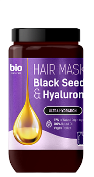 Маска для волосся Bio Naturell Black Seed Oil & Hyaluronic Acid Ультразволоження 946 мл