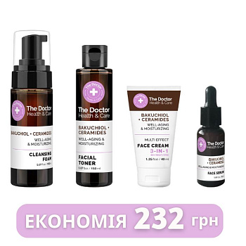 Набір для обличчя The Doctor Health & Care Bakuchiol + Ceramides