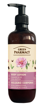 Лосьйон для тіла Green Pharmacy Дамаська троянда та масло ши 400 мл