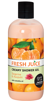 Крем-гель для душу Fresh Juice Мандарин і імбир 500 мл