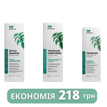 Комплекс трихологічний Elfa Pharm Oily Hair для жирного волосся