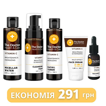 Набір для обличчя The Doctor Health & Care Vitamin C