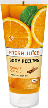 Пілінг для тіла Fresh Juice Апельсин і кориця 200 мл Пілінг для тіла Fresh Juice Апельсин і кориця 200 мл