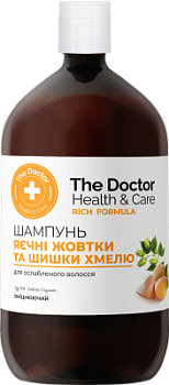 ШампуньThe Doctor Health & Care яєчні жовтки та шишки хмелю 946 мл