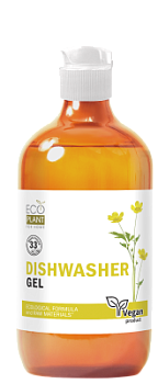 Екологічний гель для миття посуду Ecoplant в посудомийних машинах