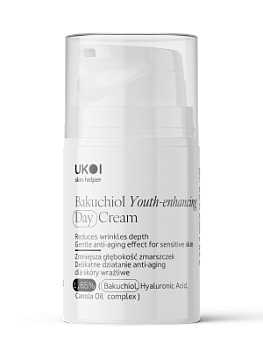 Крем денний ревіталізуючий UKOI Bakuchiol l Youth-enhancing з бакучіолом 50 мл
