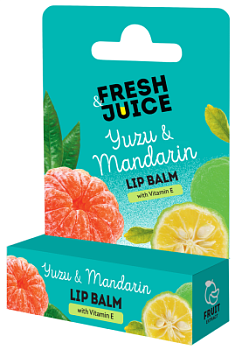Бальзам для губ Fresh Juice Yuzu & Mandarin 3,6 г Бальзам для губ Fresh Juice Yuzu & Mandarin 3,6 г