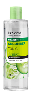 Антибактеріальний тонік Dr.Sante Cucumber Balance Control 200 мл Антибактеріальний тонік Dr.Sante Cucumber Balance Control 200 мл