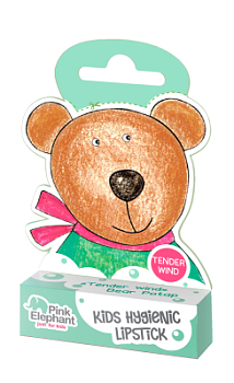 Гігієнічна помада Pink Elephant Ведмедик Потап 3,6 г