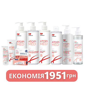 Набір по догляду за атопічною шкірою Elfa Pharm Atopi Med № 9