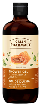 Гель для душу Green Pharmacy  Мед манука та оливкова олія 500 мл 