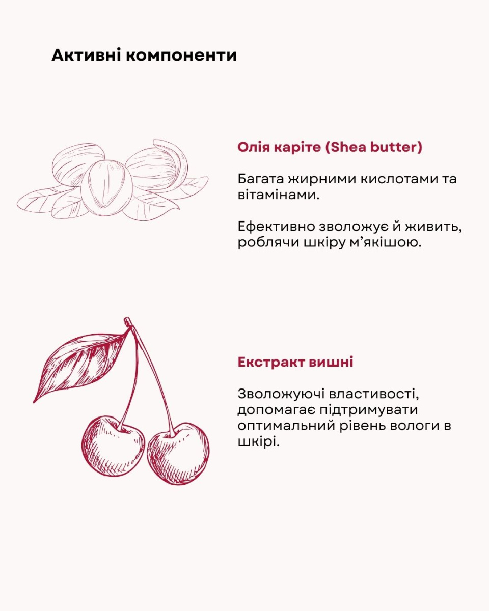Набір для догляду за тілом Winter Cherry Fresh Juice