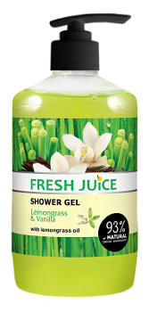 Крем-гель для душу Fresh Juice Лемонграс і ваніль 750 мл Крем-гель для душу Fresh Juice Лемонграс і ваніль 750 мл