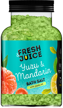 Сіль для ванн Fresh Juice Yuzu & Mandarin 700 г Сіль для ванн Fresh Juice Yuzu & Mandarin 700 г