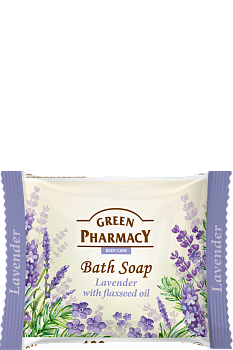 Мило Green Pharmacy Лаванда з лляною олією 100 г