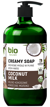 Крем-мило BIO Naturell Кокосове молоко з помпою 946 мл