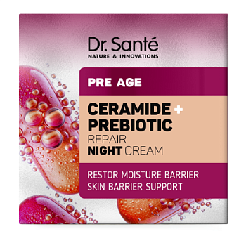 Відновлюючий нічний крем Dr. Sante Pre Age Керамід + Пребіотик 50 мл