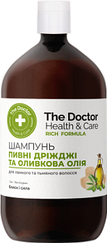 ШампуньThe Doctor Health & Care пивні дріжджі та оливкова олія 946 мл