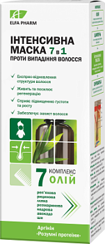 Інтенсивна маска для волосся 7в1 Elfa Pharm 7 масел 200 мл Інтенсивна маска для волосся 7в1 Elfa Pharm 7 масел 200 мл