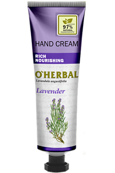Легкий крем для рук O'Herbal зволожуючий Лаванда 30 мл