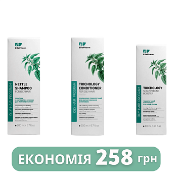 Комплекс трихологічний Elfa Pharm Oily Hair для жирного волосся