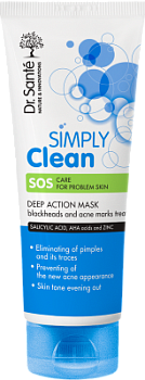 Маска глибокої дії Dr.Sante Simply Clean 75 мл