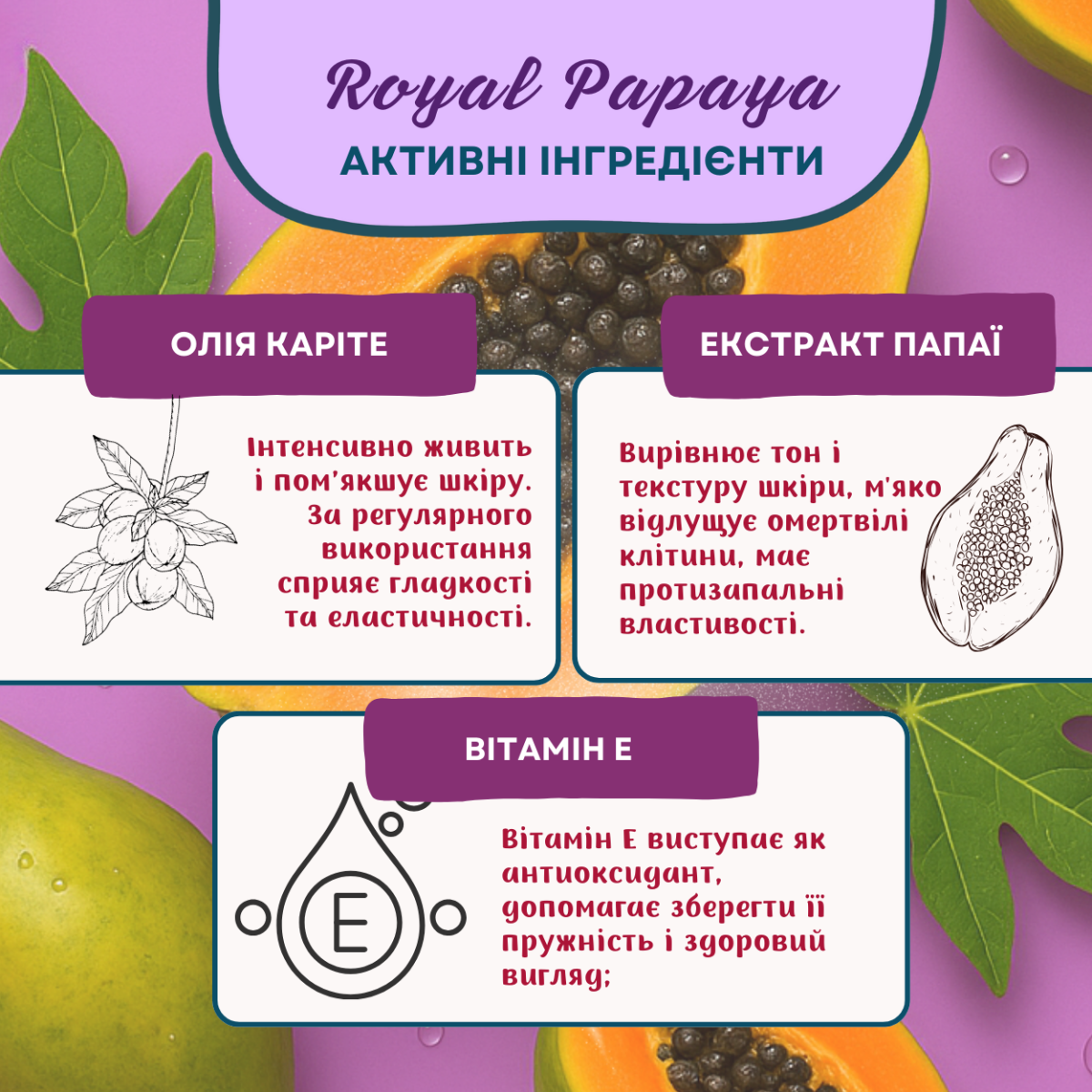 Бальзам для губ Fresh Juice Royal Papaya 3,6 г  