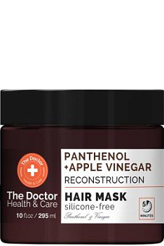 Маска The Doctor Health&Care Panthenol + Apple Vinegar Реконструкція 295 мл Маска The Doctor Health&Care Panthenol + Apple Vinegar Реконструкція 295 мл