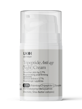 Крем нічний UKOI Tripeptide Anti-Age з трипептидами антивіковий 50 мл