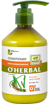 Бальзам-кондиціонер O'Herbal для зміцнення волосся 500 мл EN