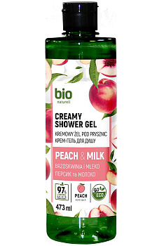 Крем-гель для душу BIO Naturell Персик і молоко 473 мл