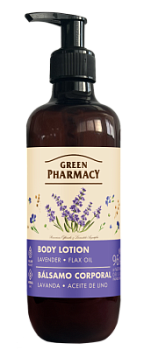 Лосьйон для тіла Green Pharmacy Лаванда та олія льону 400 мл Лосьйон для тіла Green Pharmacy Лаванда та олія льону 400 мл