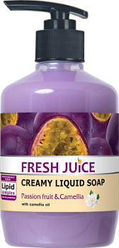 Крем-мило з дозатором Fresh Juice маракуйю і камелія 460 мл