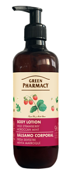 Лосьйон для тіла Green Pharmacy Cуниця та марокканська м҆ята 400 мл