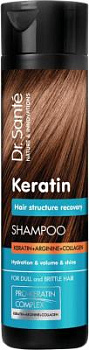 Шампунь для волосся Dr.Sante Keratin Відновлення структури 250 мл